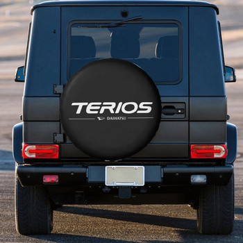 Προσαρμοσμένο κάλυμμα ανταλλακτικού ελαστικού Universal για Daihatsu Terios RV SUV 4WD 4x4 Καλύμματα προστασίας τροχών αυτοκινήτου 14\
