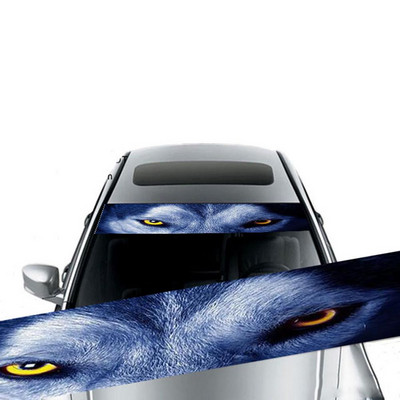 Automašīnas priekšējā vējstikla uzlīme Aizmugurējā auto uzlīmes Teroristu noformējums Priekšējās failu uzlīmes Dekoratīvās ēnas 3D saulessarga uzlīme