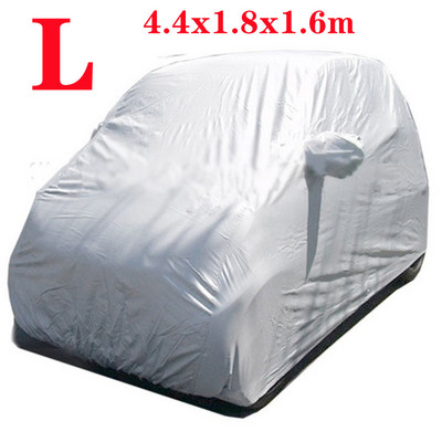 Automašīnas pārsegs Auto Body Body Sun Rain Putekļu necaurlaidīgs ūdensnecaurlaidīgs vāks Benz Smart Fortwo Outdoor Full Car Cover Saules UV aizsardzība