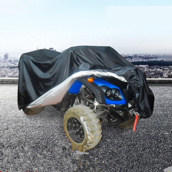 Водоустойчив капак за ATV, устойчив на дъжд, универсален квадроцикл, подходящ за Polaris, Honda, Yamaha, Suzuki Can-Am, топлоустойчиви автокалъфи, чадър