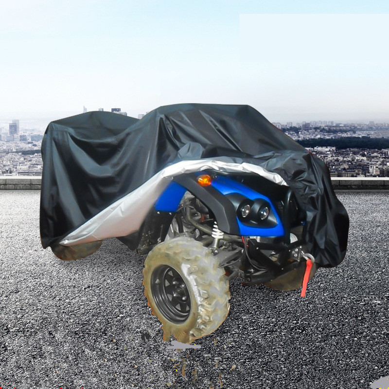 Husă pentru ATV, impermeabilă, rezistentă la ploaie, universală, pentru quad Bike, pentru Polaris, Honda, Yamaha, Suzuki, Can-Am, rezistentă la căldură, acoperitoare auto umbrelă