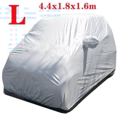 Καλύμματα αυτοκινήτου γενικής χρήσης Έξυπνο κάλυμμα εξωτερικού χώρου Πλήρες κάλυμμα αυτοκινήτου Προστασία από τον ήλιο UV Σώμα αυτοκινήτου Αδιάβροχο κάλυμμα S/M/L/XL/XXL στον ήλιο στη βροχή