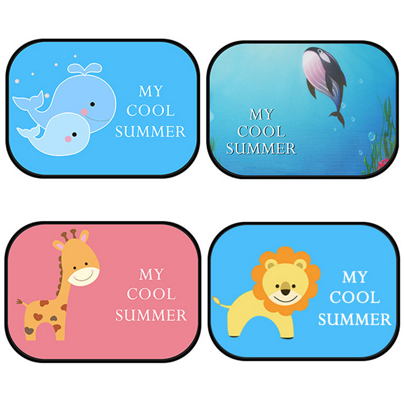 2db autós napellenző automatikus ablak napernyő borító napernyő UV blokk védő burkolatok autótartozékok baba gyerekek rajzfilm stílusú