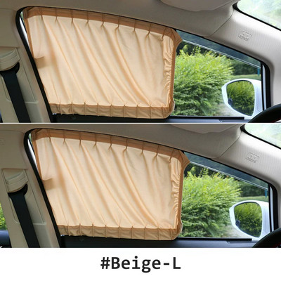 2 buc./set Perdele pentru mașină Geam Mașină Parasolar Poliester Parasolar Jaluzele Capac Față Spate Geamuri Auto-Styling