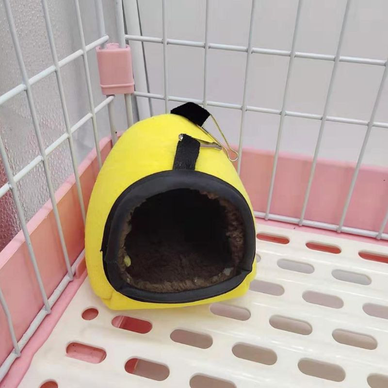 Hörcsögketrec, puha kisállat alvóágy, mini egér akasztható fészek E56E