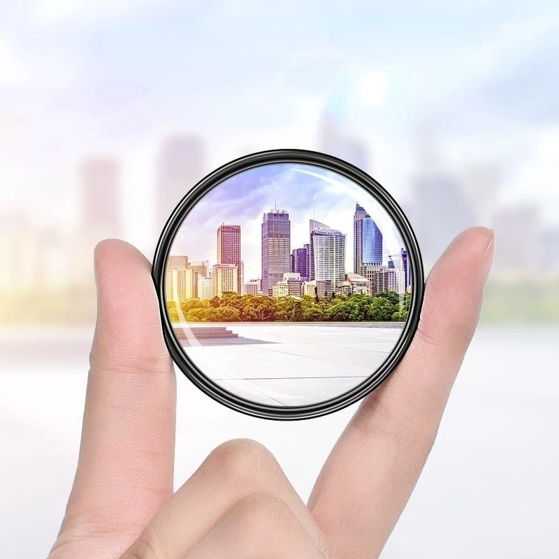 Malo okruglo ogledalo za vožnju unatrag, automatsko retrovizor, mrtvi kut od 360 stupnjeva, reflektirajući dodatni pomoćni retrovizor za mrtvo područje