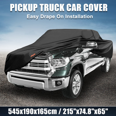 X Autohaux Pickup Truck Car Cover for Toyota Tacoma Double Access Cab 2005-2021 Sun UV Rain Snow Dust Wind Waterproof Covers