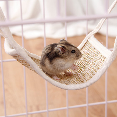 Žiurkėno hamakas voverė ežiukas narvelis Priedai jūrų kiaulytės šaltas kilimėlis Gamta medžiaga lizdo lova Smulkių gyvūnų žaislai