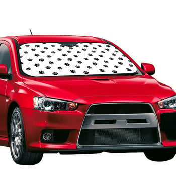 Cat Dog Paws Windshield Sunshade Animal Personality Car Μπροστινό Παράθυρο Ζελατίνα 76x140cm Sunshade Visor Solar Protect