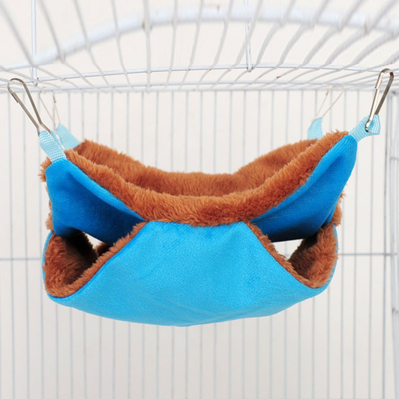 Žiemos šiltas žiurkėno hamakas žiurkėms graužikams Smulkus gyvūnas jūrų kiaulytė šeškas Dvisluoksnis pliušinės medvilnės lizdai Naminių gyvūnų reikmenys