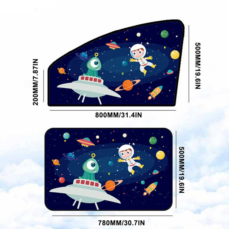 Automobilinis skėtis nuo saulės Apsauginė nuo saulės izoliacija šoninio lango magnetinis tvirtinimas Apsauga nuo saulės Apsauga nuo saulės Automobilių priedai Didmeninė prekyba Greitas pristatymas