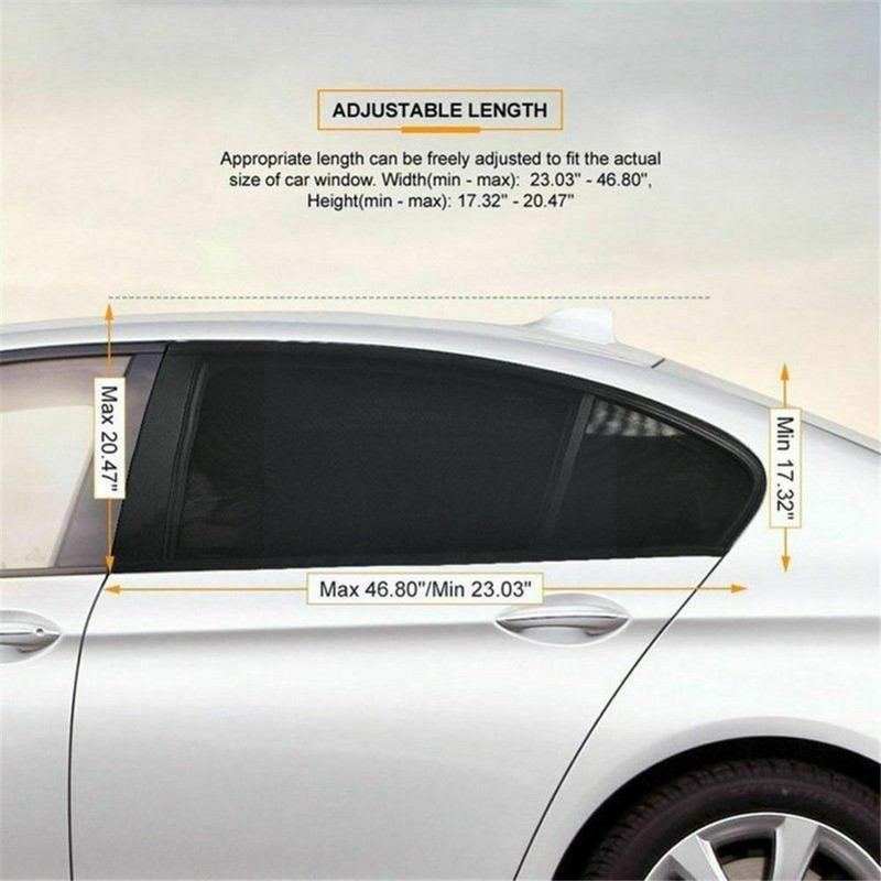 Automobilio šoninio lango skėtis nuo saulės transporto priemonės užuolaidos lango gaubtas šviesai atsparus nuo uodų apsaugotas nuo saulės