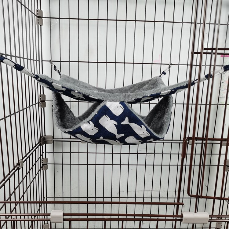 Naminių gyvūnėlių hamakas Dvisluoksnis Minkštas Šiltas Žieminis Šinšila Ežiukas Voverė Kabantis Lizdas Žiurkėnui Miegamoji lova Mažų Naminių gyvūnų reikmenys