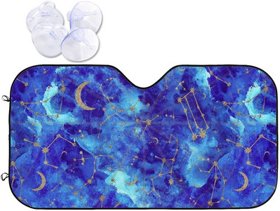 „Foruidea Cool Owl Eye“ automobilio priekinis stiklas saulės gaubtas nuo saulės, skirtas automobiliniams sunkvežimiams, blokuoja UV spindulių skydelį nuo saulės – saugo jūsų automobilį