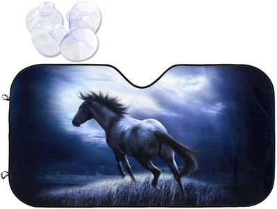 „Foruidea Cool Owl Eye“ automobilio priekinis stiklas saulės gaubtas nuo saulės, skirtas automobiliniams sunkvežimiams, blokuoja UV spindulių skydelį nuo saulės – saugo jūsų automobilį