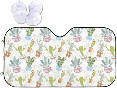 „Foruidea Cool Owl Eye“ automobilio priekinis stiklas saulės gaubtas nuo saulės, skirtas automobiliniams sunkvežimiams, blokuoja UV spindulių skydelį nuo saulės – saugo jūsų automobilį