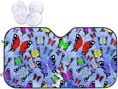 „Foruidea Cool Owl Eye“ automobilio priekinis stiklas saulės gaubtas nuo saulės, skirtas automobiliniams sunkvežimiams, blokuoja UV spindulių skydelį nuo saulės – saugo jūsų automobilį