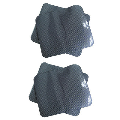 2/4 buc 38x42cm DIY Autocolante pentru mașină de vară Umbrele de soare Protecție solară Acoperire pentru fereastră Umbrelă de soare din PVC Negru Protecție laterală pentru geam