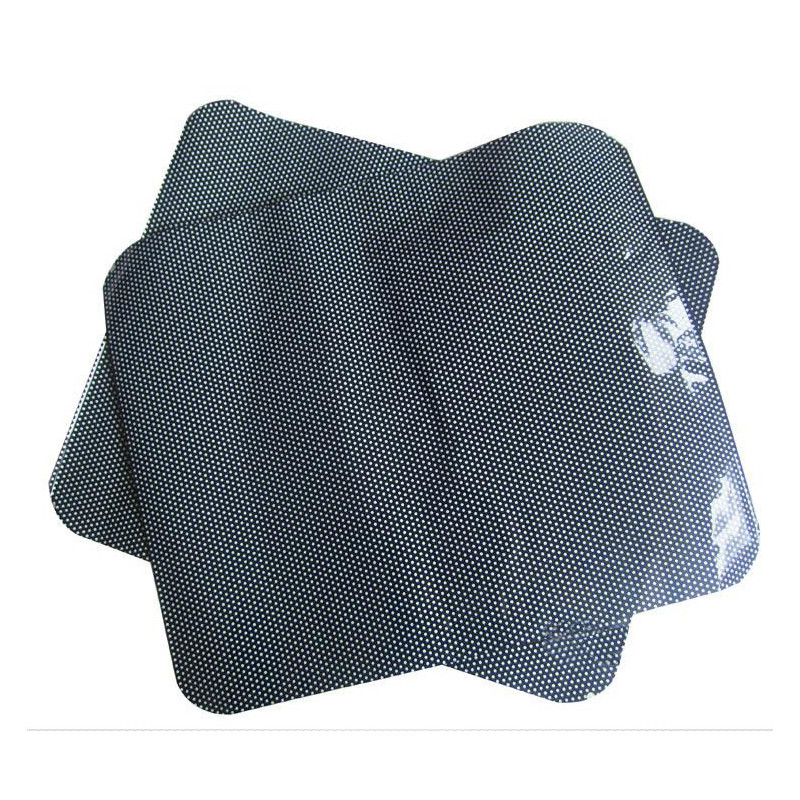 2/4 buc 38x42cm DIY Autocolante pentru mașină de vară Umbrele de soare Protecție solară Acoperire pentru fereastră Umbrelă de soare din PVC Negru Protecție laterală pentru geam