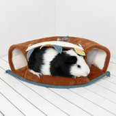 Žiurkėno tunelio lizdas jūrų kiaulytės narvas hamakas graužikų džiunglių stiliaus kabanti lova Įdomūs smulkaus gyvūno žaislų reikmenys