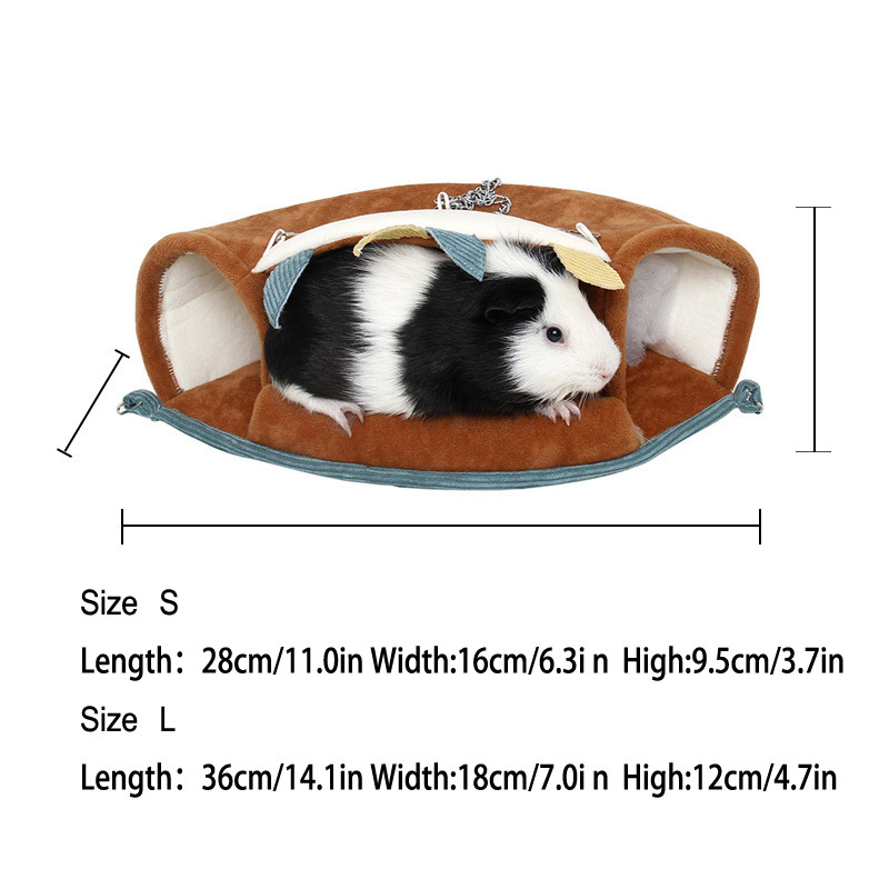 Žiurkėno tunelio lizdas jūrų kiaulytės narvas hamakas graužikų džiunglių stiliaus kabanti lova Įdomūs smulkaus gyvūno žaislų reikmenys