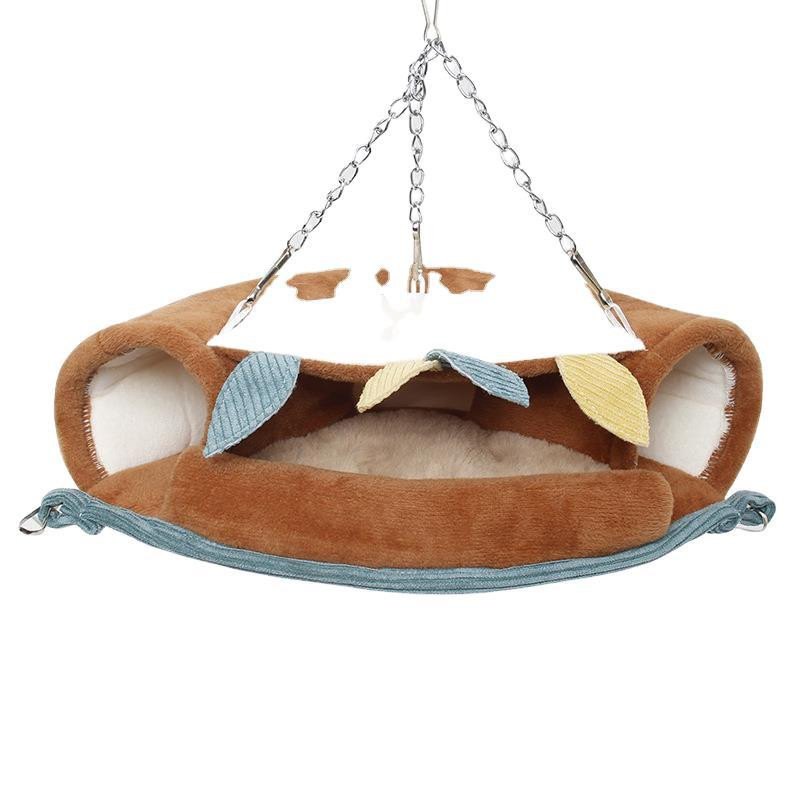 Žiurkėno tunelio lizdas jūrų kiaulytės narvas hamakas graužikų džiunglių stiliaus kabanti lova Įdomūs smulkaus gyvūno žaislų reikmenys