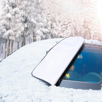 Капак на екрана на предния прозорец на автомобила Сенник на автомобила Сенник на предното стъкло на автомобила Защита от прах против сняг и замръзване Леден щит Капак на предното стъкло на автомобила