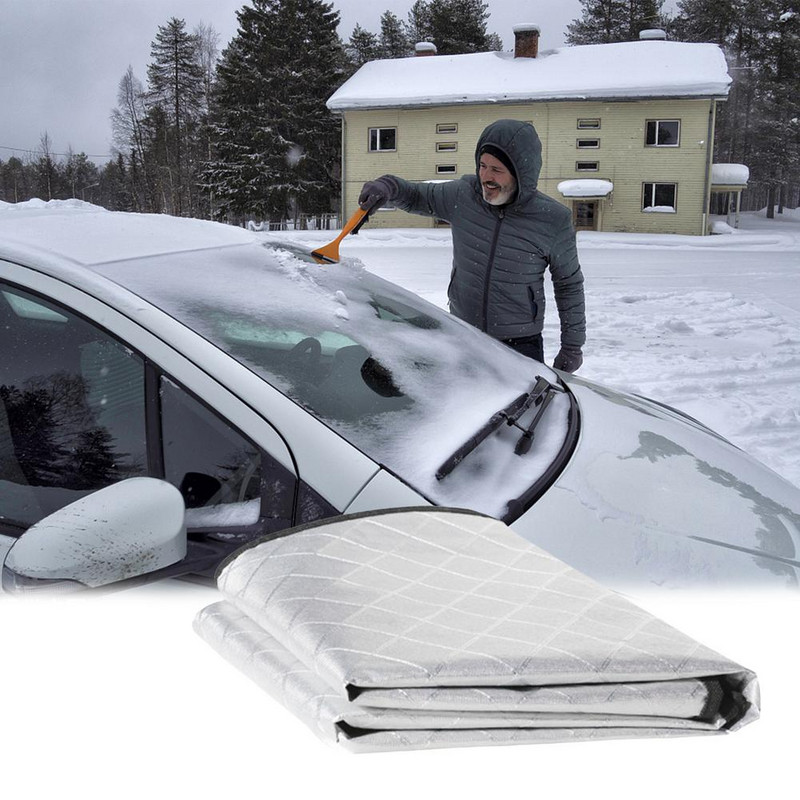 Capacul geamului din față a mașinii Husa de soare a mașinii Umbra parbrizului mașinii Protector de praf Anti zăpadă îngheț Scut de gheață Husă de parbriz auto