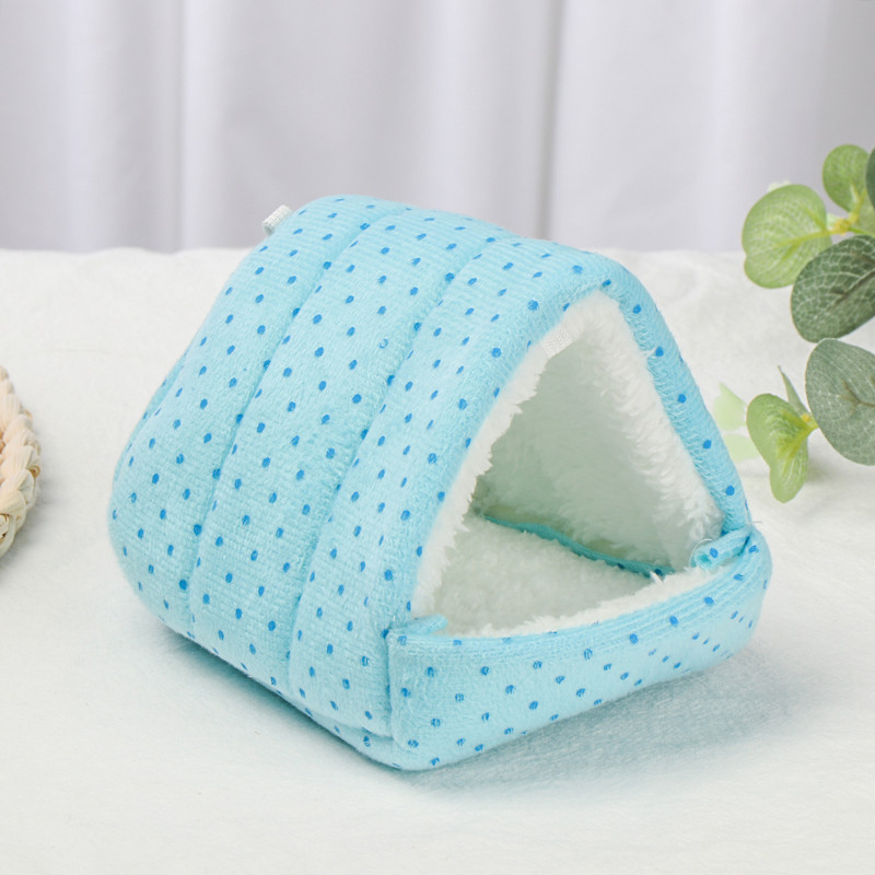 1 vnt. Minkštas mažų gyvūnų žiurkėno namas Miegamoji lova žiemos šilto medvilninio kilimėlio priedai graužikams / jūrų kiaulytėms / žiurkėms jūrų kiaulytės lizdui