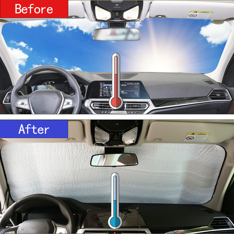 BMW 3. seeria G20 G28 2019-2022 auto esiklaaside päikesevarjude päikesevarjude katted esiakna visiirid aknavarju tarvikud