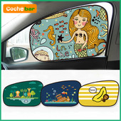 Αντηλιακό παραθύρου αυτοκινήτου για παιδιά Προστασία από υπεριώδη ακτινοβολία Ηλεκτροστατική προσρόφηση Universal αξεσουάρ αυτοκινήτου Auto Curtain Car Sun Shade