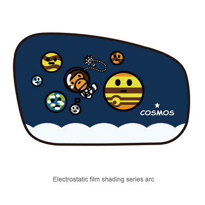 Αντηλιακό παραθύρου αυτοκινήτου για παιδιά Προστασία από υπεριώδη ακτινοβολία Ηλεκτροστατική προσρόφηση Universal αξεσουάρ αυτοκινήτου Auto Curtain Car Sun Shade