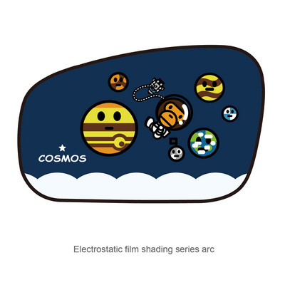 Αντηλιακό παραθύρου αυτοκινήτου για παιδιά Προστασία από υπεριώδη ακτινοβολία Ηλεκτροστατική προσρόφηση Universal αξεσουάρ αυτοκινήτου Auto Curtain Car Sun Shade