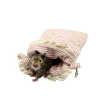 Hamster Hammock Nest Μαλακό κρεμαστό κρεβάτι με κλουβί ινδικού χοιριδίου Ζεστό κοντό βελούδινο κλουβί ύπνου Άνετα προμήθειες για μικρά ζώα