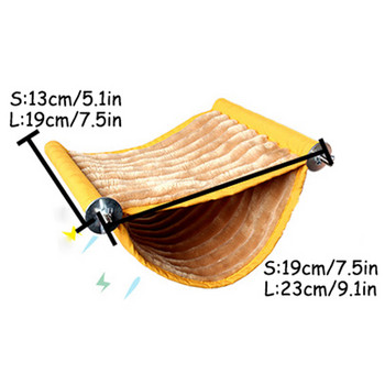 Гнездо за хамстер Хамак Зимен топъл Клетка за морско свинче Плюшена къса висяща къща Захарен планер Спално легло Легло за малки домашни любимци