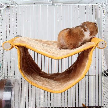 Hamster Nest Hammock Winter Warm Κλουβί ινδικού χοιριδίου Λούτρινο κοντό κρεμαστό σπίτι Sugar Glider Κρεβάτι ύπνου για μικρό κατοικίδιο προμήθειες