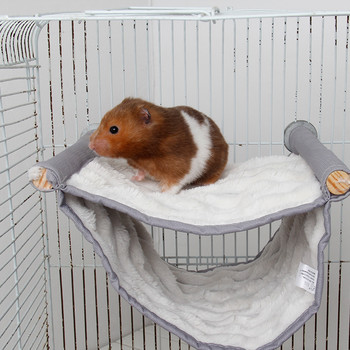 Hamster Nest Hammock Winter Warm Κλουβί ινδικού χοιριδίου Λούτρινο κοντό κρεμαστό σπίτι Sugar Glider Κρεβάτι ύπνου για μικρό κατοικίδιο προμήθειες