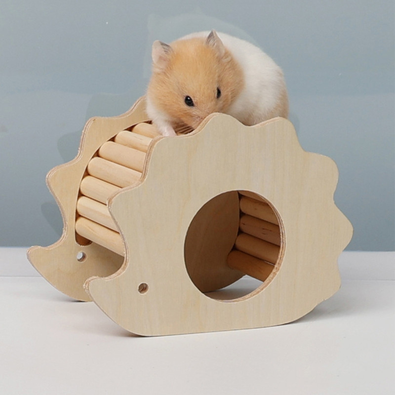 Kāmju koka kāpšanas kāpņu māja jaukas formas mazi dzīvnieki mājdzīvnieku alas slēptuve mini ģerbiliem jaunākajiem burundukiem Mājdzīvnieku produkti