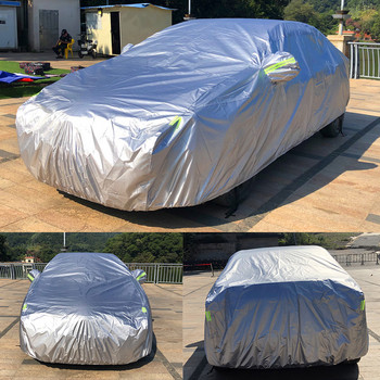 Kayme Пълни калъфи за автомобили Прахоустойчиви Външни Вътрешни UV Устойчиви на сняг Защита от слънце Полиестерно покритие Универсално за SUV Toyota BMW VW