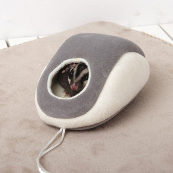 Μαλακό χάμστερ Φωλιά ινδικού χοιριδίου Αιώρα ποντικιού σε σχήμα βαμβακερό κλουβί τρωκτικών κρεμαστό κρεβάτι Χειμώνας Ζεστό Μικρά είδη ύπνου για κατοικίδια