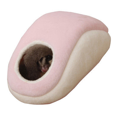 Μαλακό χάμστερ Φωλιά ινδικού χοιριδίου Αιώρα ποντικιού σε σχήμα βαμβακερό κλουβί τρωκτικών κρεμαστό κρεβάτι Χειμώνας Ζεστό Μικρά είδη ύπνου για κατοικίδια