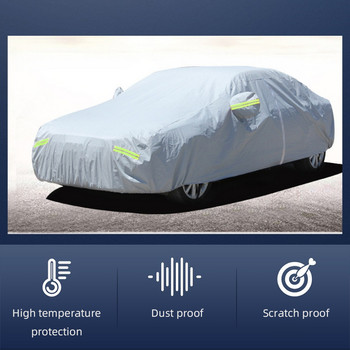 Универсални калъфи за автомобили Auot Вътрешна външна защита Пълно покритие Сенник Водоустойчив Прахоустойчив Устойчив на сняг S/M/L/XL/XXL