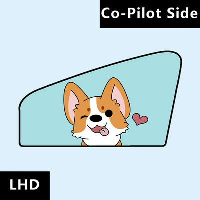 Magnetic UV Protect Κουρτίνα Πλαϊνό Κάλυμμα αντηλιακού παραθύρου Κάλυμμα αντηλιακής σκιάς αυτοκινήτου γενικής χρήσης για μωρά χαριτωμένα κινούμενα σχέδια αυτοκινήτου