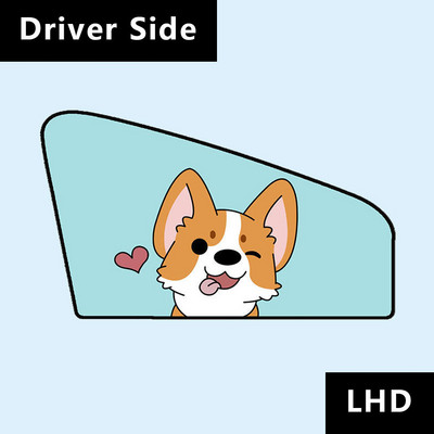 Magnetic UV Protect Κουρτίνα Πλαϊνό Κάλυμμα αντηλιακού παραθύρου Κάλυμμα αντηλιακής σκιάς αυτοκινήτου γενικής χρήσης για μωρά χαριτωμένα κινούμενα σχέδια αυτοκινήτου