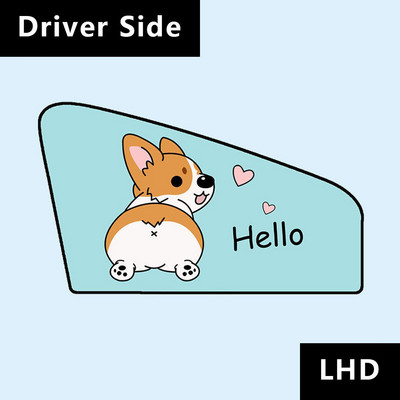 Magnetic UV Protect Κουρτίνα Πλαϊνό Κάλυμμα αντηλιακού παραθύρου Κάλυμμα αντηλιακής σκιάς αυτοκινήτου γενικής χρήσης για μωρά χαριτωμένα κινούμενα σχέδια αυτοκινήτου