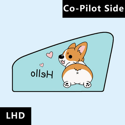 Magnetic UV Protect Κουρτίνα Πλαϊνό Κάλυμμα αντηλιακού παραθύρου Κάλυμμα αντηλιακής σκιάς αυτοκινήτου γενικής χρήσης για μωρά χαριτωμένα κινούμενα σχέδια αυτοκινήτου