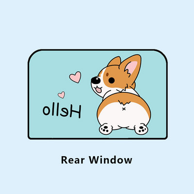 Magnetic UV Protect Κουρτίνα Πλαϊνό Κάλυμμα αντηλιακού παραθύρου Κάλυμμα αντηλιακής σκιάς αυτοκινήτου γενικής χρήσης για μωρά χαριτωμένα κινούμενα σχέδια αυτοκινήτου