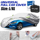 Husă mașină Protecție exterioară Rezistent complet la îngheț Umbrelă de soare pentru zăpadă Protecție împotriva prafului Huse exterioare pentru cort auto pentru Sedan