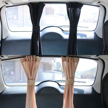 2 τεμάχια Universal Luxury VIP Van Car SUV Κουρτίνα παραθύρου UV Sunshade Visor Kit Αξεσουάρ αυτοκινήτου σκίαστρο πίσω παραθύρου