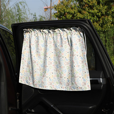 Karikatūra Piesūceknis Aizkaru UV aizsardzība Automašīnas loga saulessarga pārsegs Universāls sānu loga saulessargs mazuļiem bērniem
